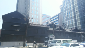 小西家住宅側壁