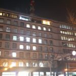 大阪瓦斯ビル夜の様子