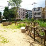 旧宮塚町住宅の広場